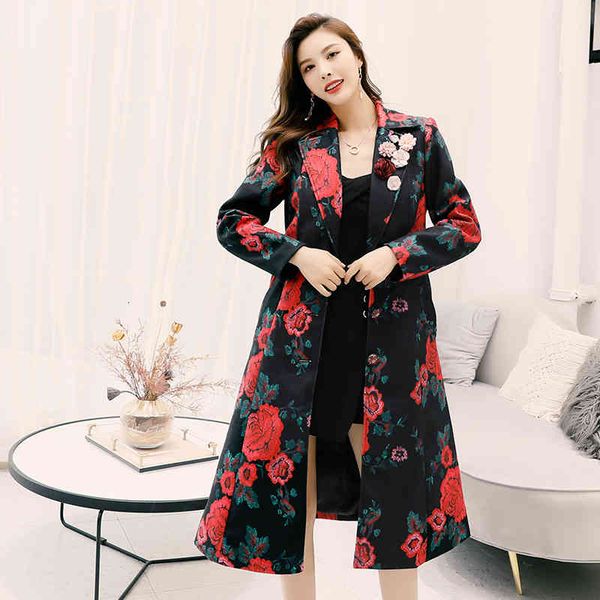 2021 autumn winter fashion wool coats women vintage flower print belted long sleeve casual woolen coat outwear, Black;brown
2021 autumn winter fashion wool coats women vintage flower print belted long sleeve casual woolen coat outwear, Black;brown