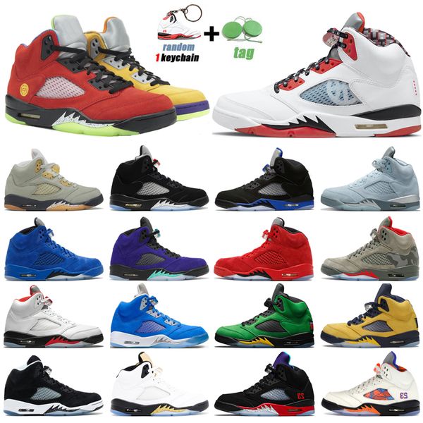 original 5 5s men basketball shoes jumpman raging red blue bird hyper royal og black metallic white cement oreos mens trainers sports sneake
original 5 5s men basketball shoes jumpman raging red blue bird hyper royal og black metallic white cement oreos mens trainers sports sneake