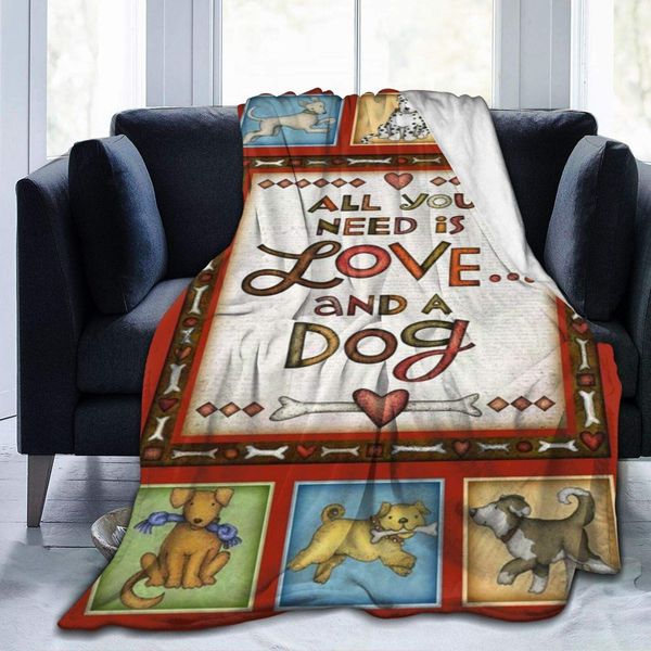All You Need is Love and A Dog Sofa Throw Blanket Flannel Super Soft Fleece Beach Picnic Bedspread Home Decor All Season for
All You Need is Love and A Dog Sofa Throw Blanket Flannel Super Soft Fleece Beach Picnic Bedspread Home Decor All Season for
