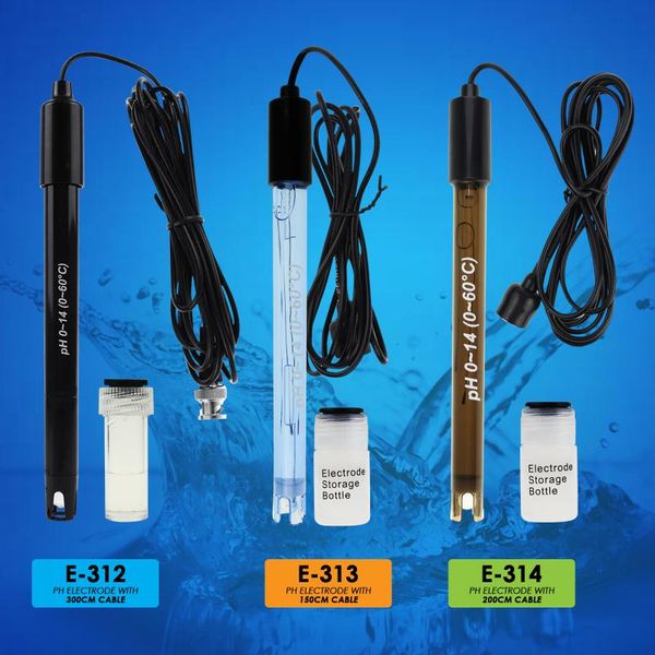meters ph electrode bnc type probe w/ calibration powder (ph 4.00/ph 6.86/ph 9.18), 150cm/200cm/300cm for wide liquid application
meters ph electrode bnc type probe w/ calibration powder (ph 4.00/ph 6.86/ph 9.18), 150cm/200cm/300cm for wide liquid application
