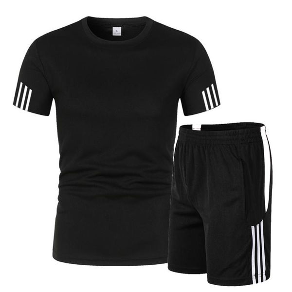 men's running set fitness gym training sportswear workout clothes athletic suits jogging sports shirts and shorts sets, Black;blue
men's running set fitness gym training sportswear workout clothes athletic suits jogging sports shirts and shorts sets, Black;blue