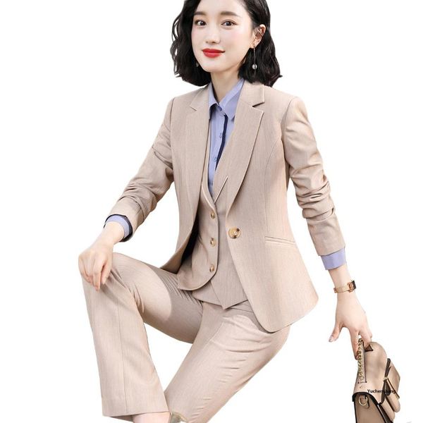 women's two piece pants gray black apricot formal 3 set women work blazer pant suit for office lady business career wear jacket vest an, White
women's two piece pants gray black apricot formal 3 set women work blazer pant suit for office lady business career wear jacket vest an, White