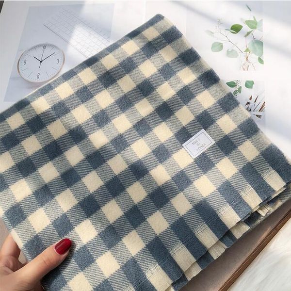 scarves scarf female winter girl japanese art style long joker thickened student plaid shawl, Blue;gray
scarves scarf female winter girl japanese art style long joker thickened student plaid shawl, Blue;gray