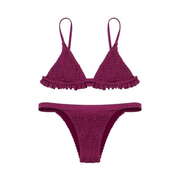 ruffles bralette smocked bikini women swimsuit spaghetti straps swimwear bathing suit thong biquini beach wear monokini 210520, White;black
ruffles bralette smocked bikini women swimsuit spaghetti straps swimwear bathing suit thong biquini beach wear monokini 210520, White;black