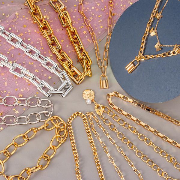 fashion necklaces for women neck choker chains pearl gold silver color metal necklace set collier femme collar ras pendant
fashion necklaces for women neck choker chains pearl gold silver color metal necklace set collier femme collar ras pendant