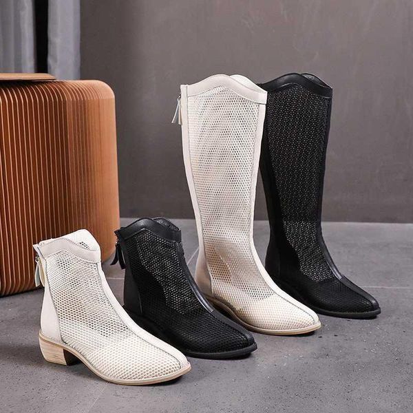boots mesh women's 2021 spring and summer thin short breathable middle tube high cool hollow versatile, Black
boots mesh women's 2021 spring and summer thin short breathable middle tube high cool hollow versatile, Black