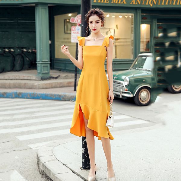 arrival fashions chiffon women style temperament summer elegant turtleneck sweet simple split dress mermaid, Black;gray
arrival fashions chiffon women style temperament summer elegant turtleneck sweet simple split dress mermaid, Black;gray