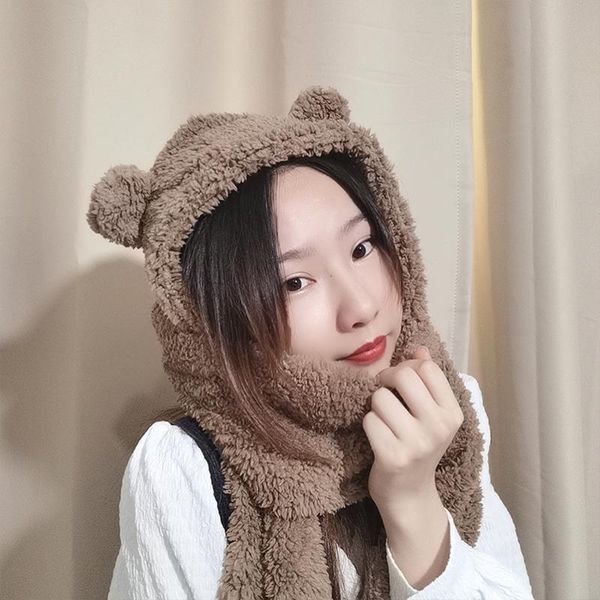beanies winter hat women bear ears lamb scarf keep warm windproof casual cute sombreros de mujer
beanies winter hat women bear ears lamb scarf keep warm windproof casual cute sombreros de mujer