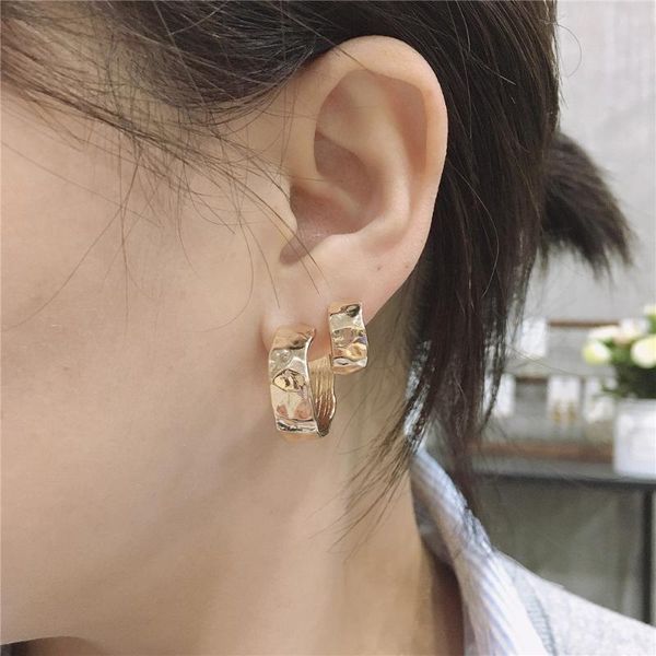 chic gold color plating hammered effect small medium hoop earrings for women girl daily party office trendy decoration jewelry, Golden;silver
chic gold color plating hammered effect small medium hoop earrings for women girl daily party office trendy decoration jewelry, Golden;silver