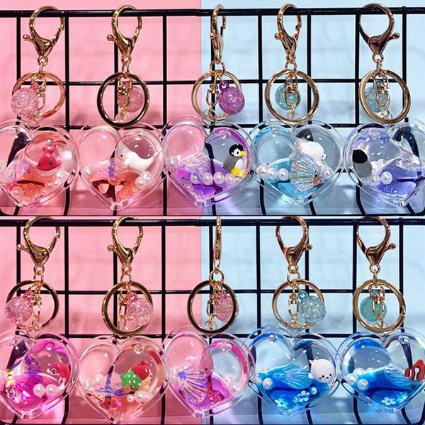 keychains floating liquid animal penguin heart shape keychain glitter quicksand keyring car bag trinket pendant for women gift key fob, Silver
keychains floating liquid animal penguin heart shape keychain glitter quicksand keyring car bag trinket pendant for women gift key fob, Silver
