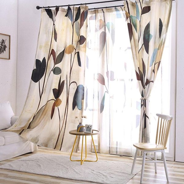 curtain & drapes 2pcs vintage flowers tulle sheer window curtains for living room bedroom modern voile organza fabric
curtain & drapes 2pcs vintage flowers tulle sheer window curtains for living room bedroom modern voile organza fabric