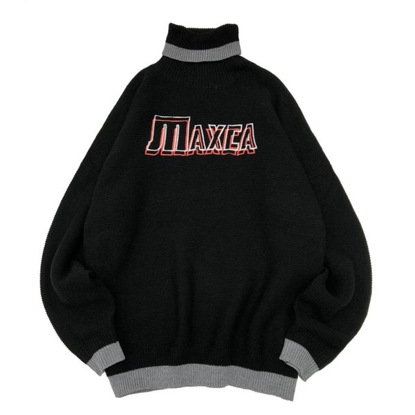 men's sweaters leisure embroidery letter striped thickening loose black blue pullover men sweater winter casual youth male coat wn, White;black
men's sweaters leisure embroidery letter striped thickening loose black blue pullover men sweater winter casual youth male coat wn, White;black