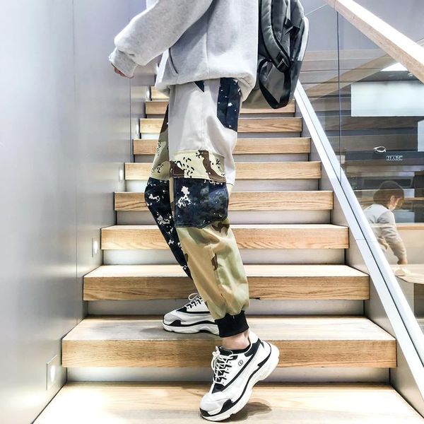 cargo pants men camouflage patchwork joggers man hip hop trousers fashion casual korean sweatpants men's, Black
cargo pants men camouflage patchwork joggers man hip hop trousers fashion casual korean sweatpants men's, Black