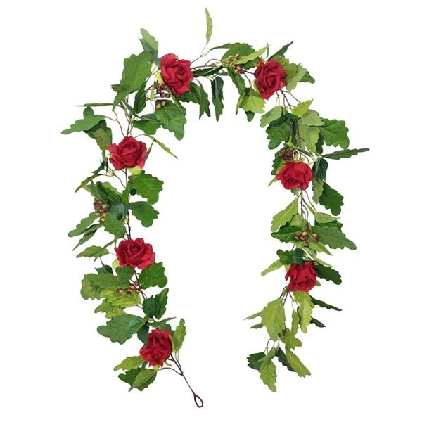 decorative flowers & wreaths artificial ivy green leaf plants, fake rose flower vine garland greenery for home garden office wedding party r
decorative flowers & wreaths artificial ivy green leaf plants, fake rose flower vine garland greenery for home garden office wedding party r