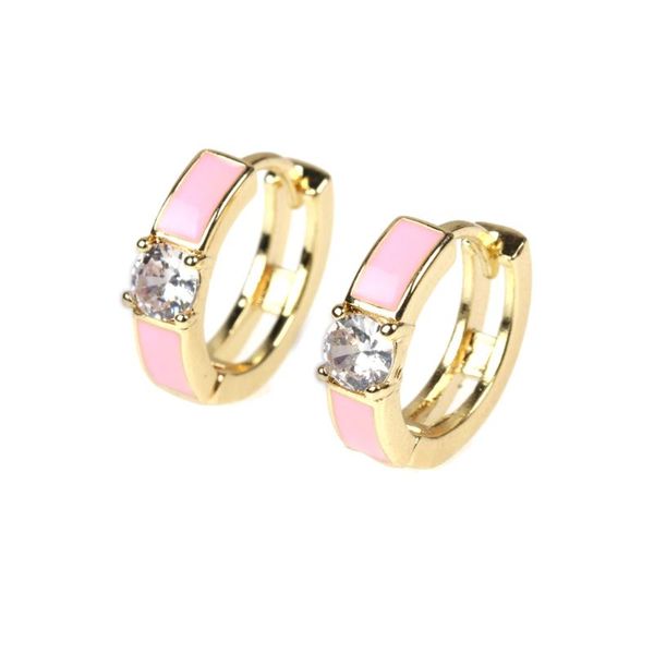design multicolor enamel small huggie hoop earrings trendy zircon circle for women elegant gold jewerly gifts &, Golden;silver
design multicolor enamel small huggie hoop earrings trendy zircon circle for women elegant gold jewerly gifts &, Golden;silver