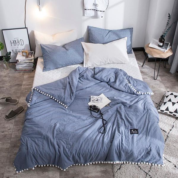 comforters & sets summer pure color fog yarn cool quilt air conditioner washed cotton blanket solid bedding
comforters & sets summer pure color fog yarn cool quilt air conditioner washed cotton blanket solid bedding