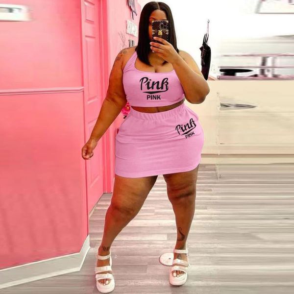 plus size tracksuits two piece sets women outfits short sleeves letter printing casual summer clothing wholesale drop, Black 
plus size tracksuits two piece sets women outfits short sleeves letter printing casual summer clothing wholesale drop, Black