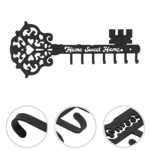 hooks & rails 1pc key shaped wall hook creative clothes sundries hanger home decor black
hooks & rails 1pc key shaped wall hook creative clothes sundries hanger home decor black