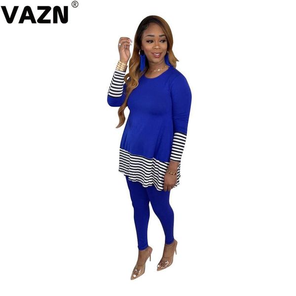 product 2021 spring lady 3 colors 2-piece long set full sleeve patchwork striped tees pants casual sets women's tracksuits, Gray
product 2021 spring lady 3 colors 2-piece long set full sleeve patchwork striped tees pants casual sets women's tracksuits, Gray