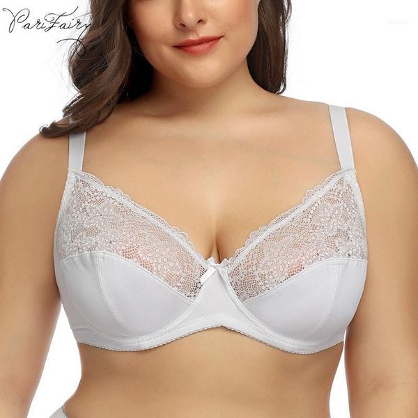 parifairy 2021 franch style big cup women's full coverage bras ultra thin half lace transparent underwear bra plus size 40d-50f1, Red;black
parifairy 2021 franch style big cup women's full coverage bras ultra thin half lace transparent underwear bra plus size 40d-50f1, Red;black