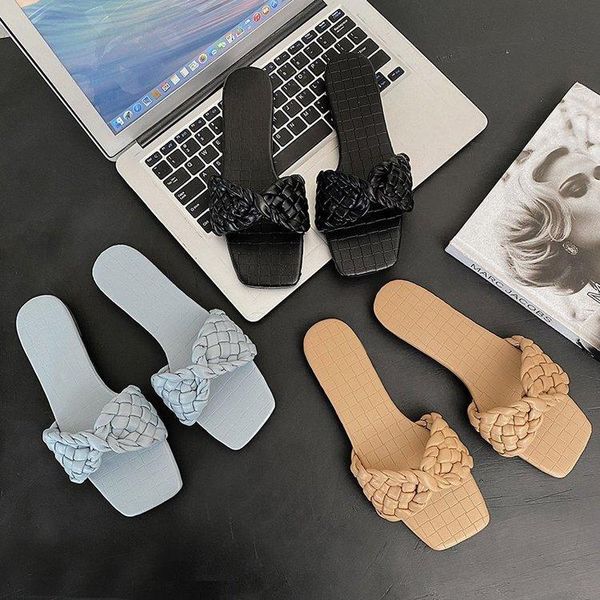 fashion temperament braided charm open-toe flat slippers set foot vacation beach sandals casual flip flops women shoes, Black
fashion temperament braided charm open-toe flat slippers set foot vacation beach sandals casual flip flops women shoes, Black