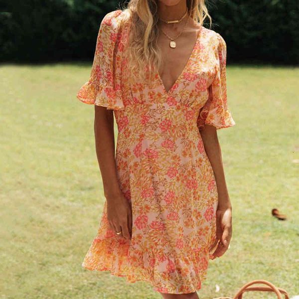 casual dresses summer printed short sleeve women v neck ruffle holiday beach es ladies backless stylish party club vestidos 5kzn, Black;gray
casual dresses summer printed short sleeve women v neck ruffle holiday beach es ladies backless stylish party club vestidos 5kzn, Black;gray