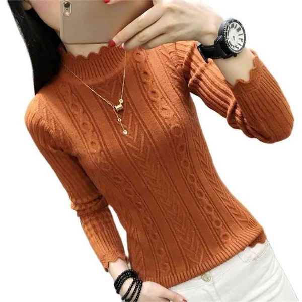collar collar, bottom shirt, short style, slim body, heavy sleeves, long and all kinds of knitted sweaters. 210922, White;black
collar collar, bottom shirt, short style, slim body, heavy sleeves, long and all kinds of knitted sweaters. 210922, White;black