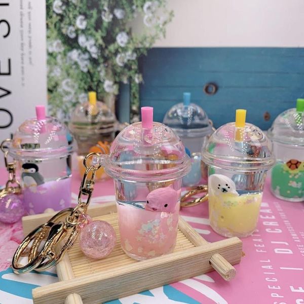 keychains glitter quicksand keyring floating liquid animal penguin keychain bag trinket milk tea cup pendant for women men gift key fob, Silver
keychains glitter quicksand keyring floating liquid animal penguin keychain bag trinket milk tea cup pendant for women men gift key fob, Silver