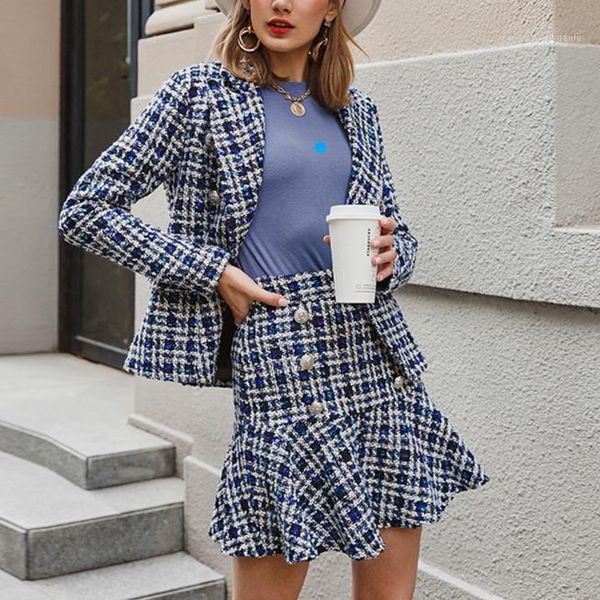 fashion elegant autumn winter plaid women blazer coat causal long sleeve short office ladies double breasted suit, White;black
fashion elegant autumn winter plaid women blazer coat causal long sleeve short office ladies double breasted suit, White;black