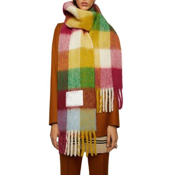 hats, scarves & gloves sets plaid scarf women winter thick warm soft long tassel shawls ladies girls fashion rainbow head scarfs, Blue;gray
hats, scarves & gloves sets plaid scarf women winter thick warm soft long tassel shawls ladies girls fashion rainbow head scarfs, Blue;gray