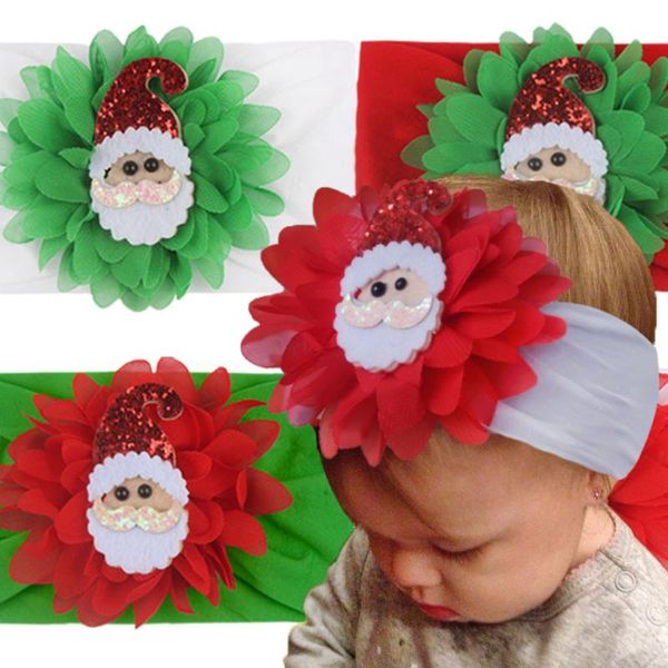 hair accessories christmas headband children's super soft nylon chiffon cute princess baby turband bow born headwear, Slivery;white
hair accessories christmas headband children's super soft nylon chiffon cute princess baby turband bow born headwear, Slivery;white