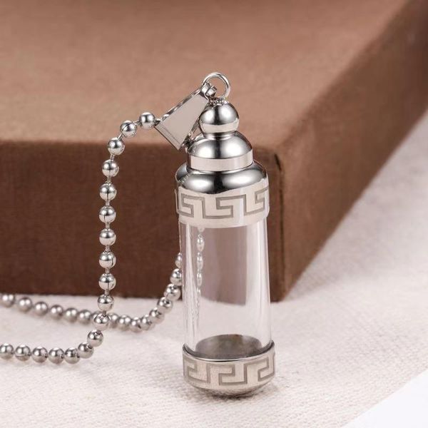 necklace men perfume bottle pendants stainless steel color chain necklaces for punk jewelry long the neck wholesale pendant, Silver
necklace men perfume bottle pendants stainless steel color chain necklaces for punk jewelry long the neck wholesale pendant, Silver