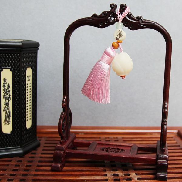 keychains portable lotus tassel ivory nut pendant key ring chain bag hanging decoration ornaments gift, Silver
keychains portable lotus tassel ivory nut pendant key ring chain bag hanging decoration ornaments gift, Silver