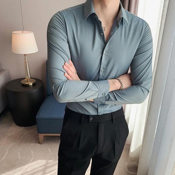 men's casual shirts autumn korean collar embroidered shirt non-iron slim fit button long-sleeved, White;black
men's casual shirts autumn korean collar embroidered shirt non-iron slim fit button long-sleeved, White;black