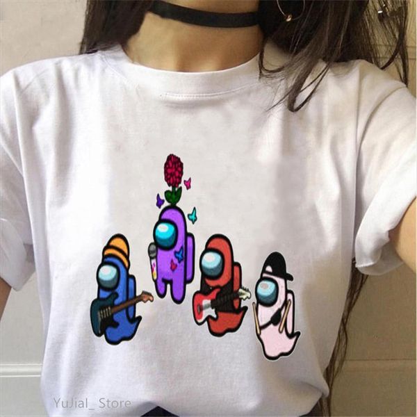 julie and the phantoms women tshirts clothes funny cartoon print femme harajuku kawaii, White
julie and the phantoms women tshirts clothes funny cartoon print femme harajuku kawaii, White