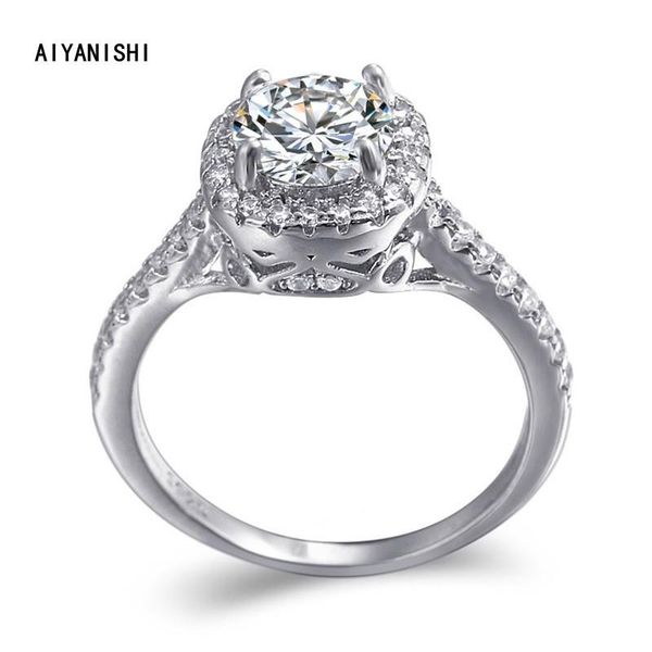 cluster rings aiyanishi 925 sterling silver wedding ring 7mm round finger twisted for women engagement jewelry, Golden;silver
cluster rings aiyanishi 925 sterling silver wedding ring 7mm round finger twisted for women engagement jewelry, Golden;silver