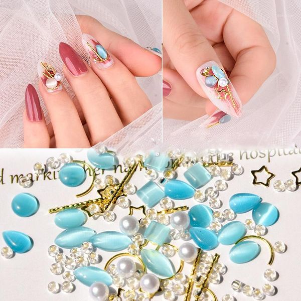 box mixed 3d nail rhinestones metal studs rivets cat eyes stone art decorations charm pearls glitter manicure accessories1, Silver;gold
box mixed 3d nail rhinestones metal studs rivets cat eyes stone art decorations charm pearls glitter manicure accessories1, Silver;gold