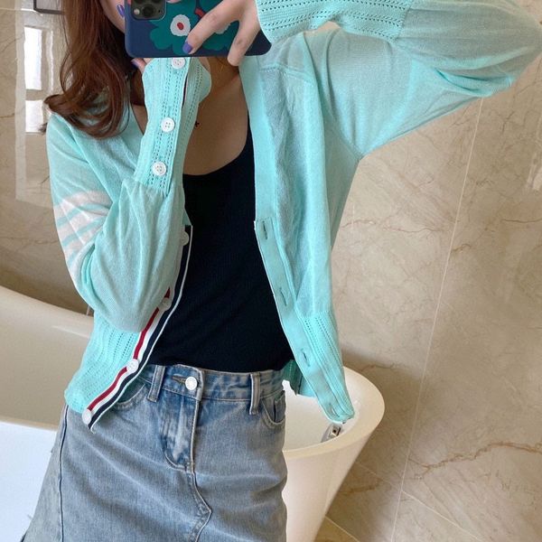 tb college style age reducing short ice silk knitted cardigan sunscreen women's 21 summer thin coat with air conditioner net red, White;black
tb college style age reducing short ice silk knitted cardigan sunscreen women's 21 summer thin coat with air conditioner net red, White;black