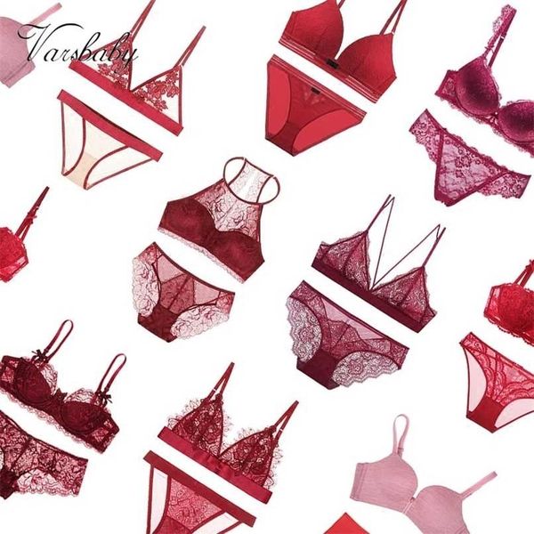 varsbaby lace red color christmas underwear year bra set for women 211104, Red;black
varsbaby lace red color christmas underwear year bra set for women 211104, Red;black