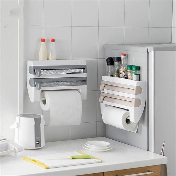 kitchen plastic refrigerator cling film storage cutting rack wrap cutter tin foils paper towel holder shelf hang hooks & rails
kitchen plastic refrigerator cling film storage cutting rack wrap cutter tin foils paper towel holder shelf hang hooks & rails