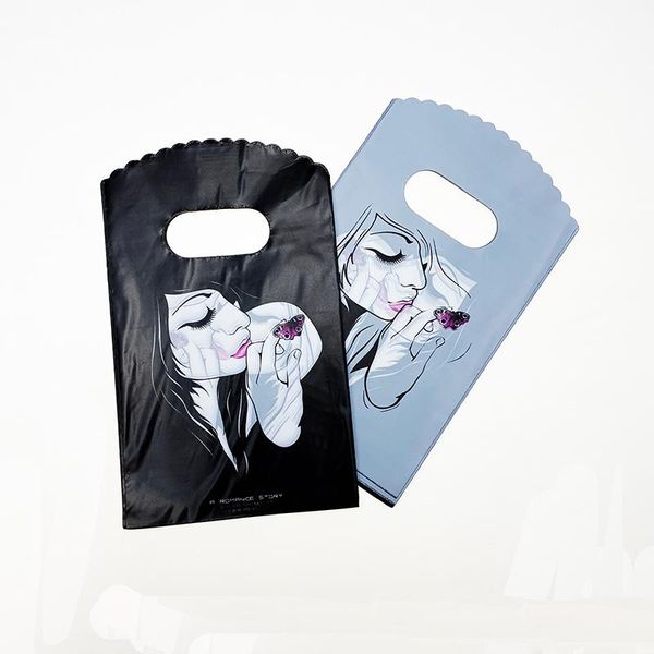 gift wrap black white girl pretty plastic jewelry packaging carrier bags with lace handle 9x15cm 50pcs boutique shopping mini cute
gift wrap black white girl pretty plastic jewelry packaging carrier bags with lace handle 9x15cm 50pcs boutique shopping mini cute