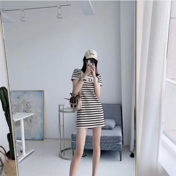casual dresses summer women's fashion classic round neck short sleeve tight-fitting cotton dress printed close-fitting, Black;gray
casual dresses summer women's fashion classic round neck short sleeve tight-fitting cotton dress printed close-fitting, Black;gray