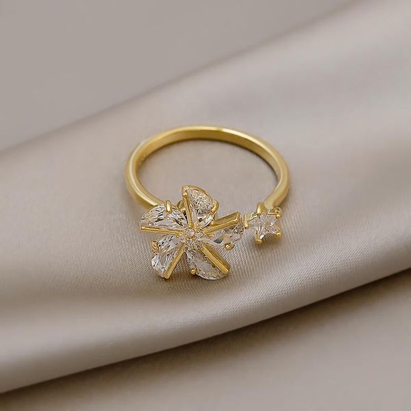 cluster rings exquisite rotatable zircon star windmill opening for woman fashion korean jewelry luxury wedding party unusual girl's rin, Golden;silver
cluster rings exquisite rotatable zircon star windmill opening for woman fashion korean jewelry luxury wedding party unusual girl's rin, Golden;silver