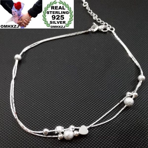 anklets omhxzj wholesale european fashion woman girl party birthday wedding gift two layers heart ball 925 sterling silver anklet ja07, Red;blue
anklets omhxzj wholesale european fashion woman girl party birthday wedding gift two layers heart ball 925 sterling silver anklet ja07, Red;blue