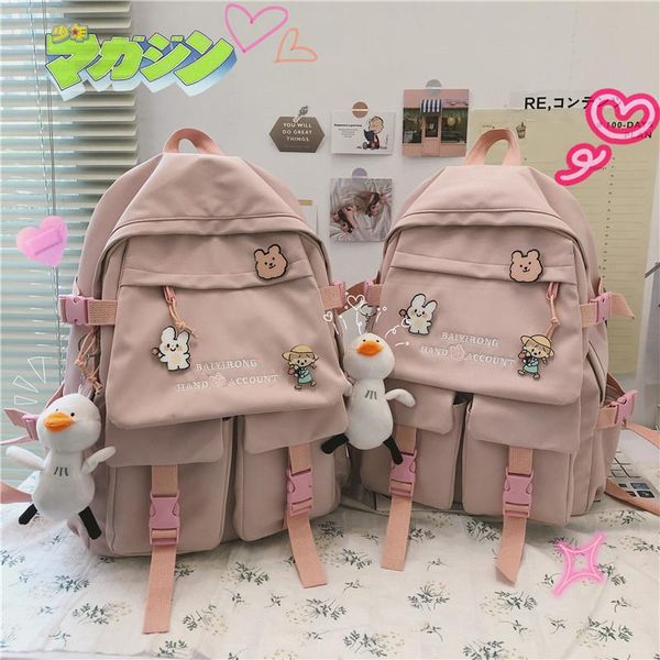 backpack large capacity women waterproof nylon school backpacks for teens female harajuku bags luxury ladies bookbag 2021
backpack large capacity women waterproof nylon school backpacks for teens female harajuku bags luxury ladies bookbag 2021