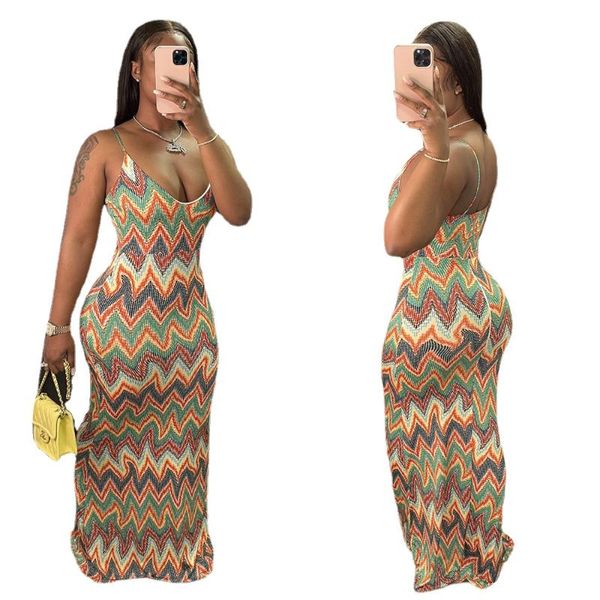 casual dresses fashion clothes for women temperament commuter sleeveless sling striped print round neck backless dress wholesale items, Black;gray
casual dresses fashion clothes for women temperament commuter sleeveless sling striped print round neck backless dress wholesale items, Black;gray