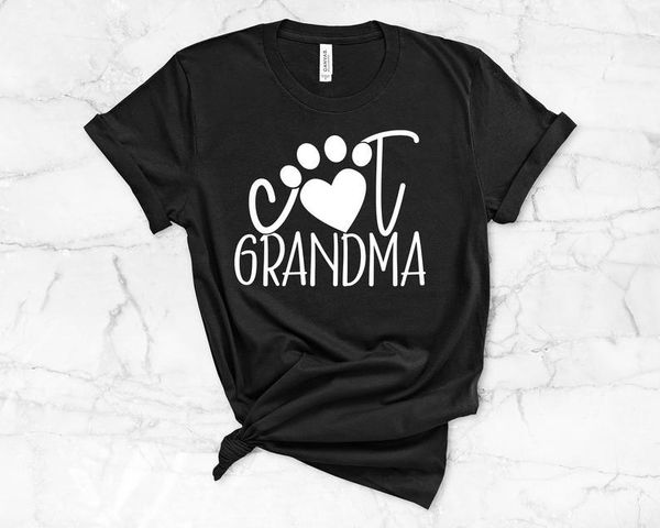 women's t-shirt cat grandma lover custom shirt kawaii fashion plus size o neck graphic mama streetwear short sleeve tees, White
women's t-shirt cat grandma lover custom shirt kawaii fashion plus size o neck graphic mama streetwear short sleeve tees, White
