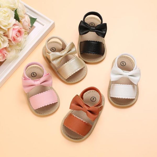 sandals brand cute baby girl bow princess shoes summer sandal pu non-slip rubber shoe size 0-18m first walker, Black;red
sandals brand cute baby girl bow princess shoes summer sandal pu non-slip rubber shoe size 0-18m first walker, Black;red