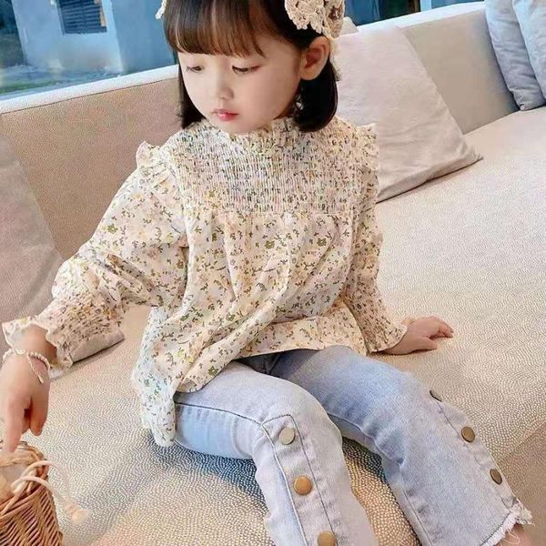 girls suit 2021 spring net red baby princess doll shirt soft jeans two-piece western style clothing sets, White
girls suit 2021 spring net red baby princess doll shirt soft jeans two-piece western style clothing sets, White