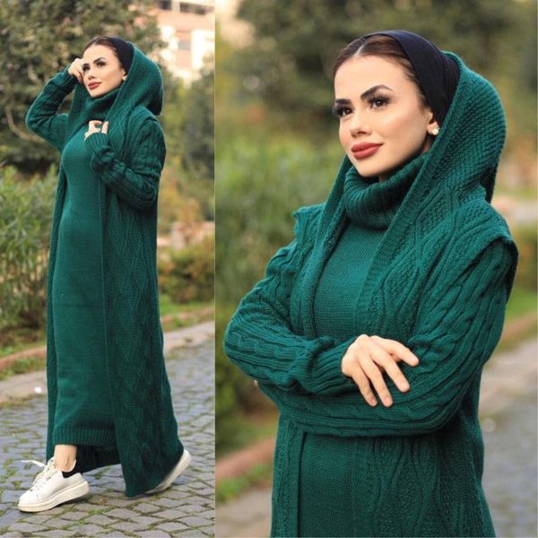 ethnic clothing 2 piece women's set embroidery patterned knitwear maxi turtleneck dress and hooded cardigan turkey muslim fashion 2021, Red
ethnic clothing 2 piece women's set embroidery patterned knitwear maxi turtleneck dress and hooded cardigan turkey muslim fashion 2021, Red